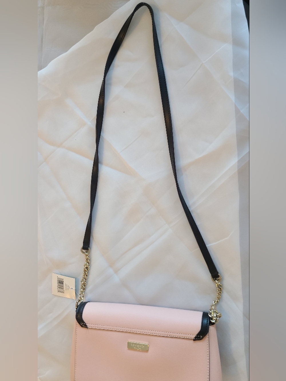NWT Rare Limited Kate Spade Greer Mayfair Drive Bow Crossbody Bag Pink Black - Picture 9 of 16